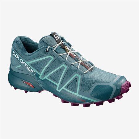 Scarpe Running Salomon SPEEDCROSS 4 W Donna Verde Acqua IT 1-W04